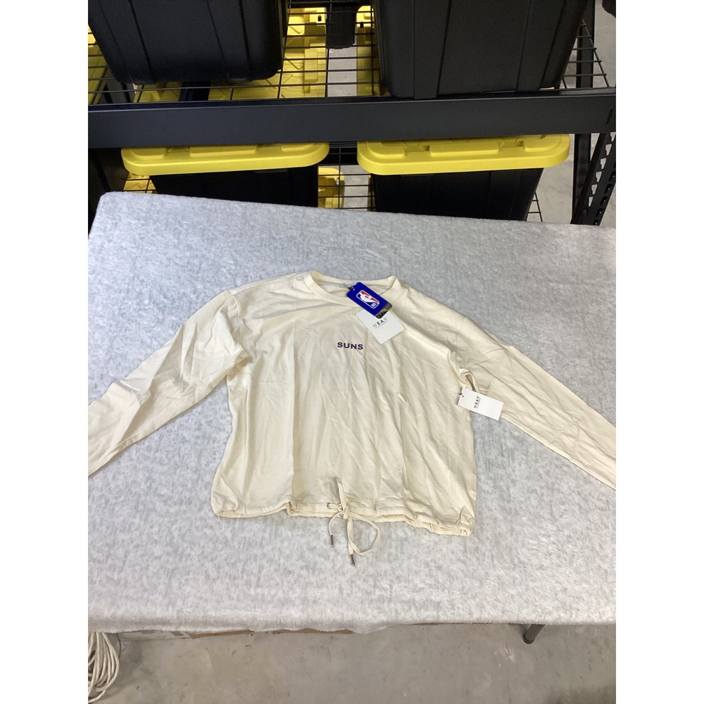 WEAR‎ by Erin Andrews NBA Phoenix Suns Long Sleeve Drawstring Top Cream XS NEW